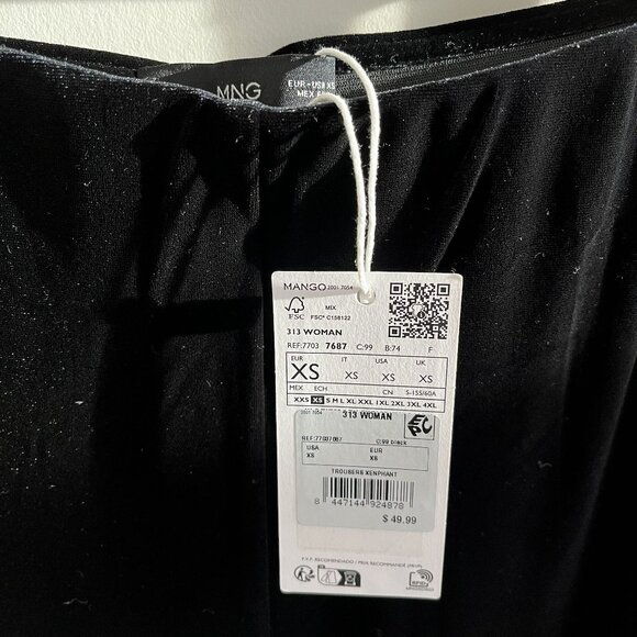 MANGO Velvet Pants (XS) - Picture 4 of 4
